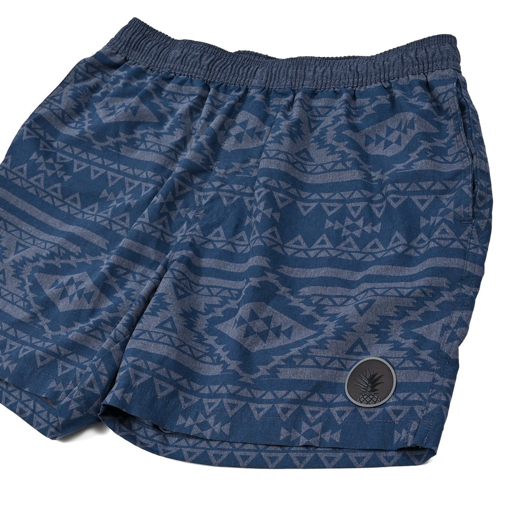 Chubbies Shorts Men's Small Pineapple Aztec Performance Drawstring Beach Resort
